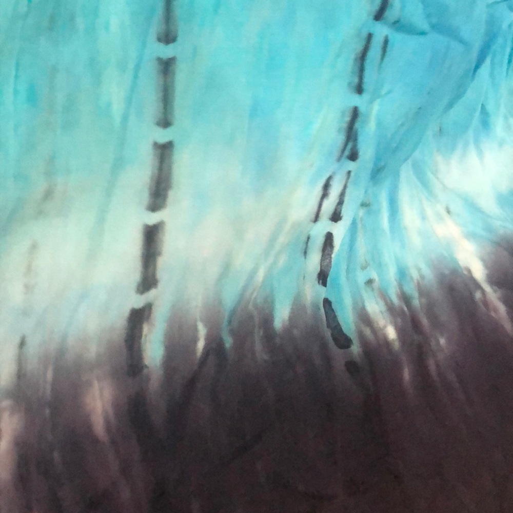 Tie dye maxi dress